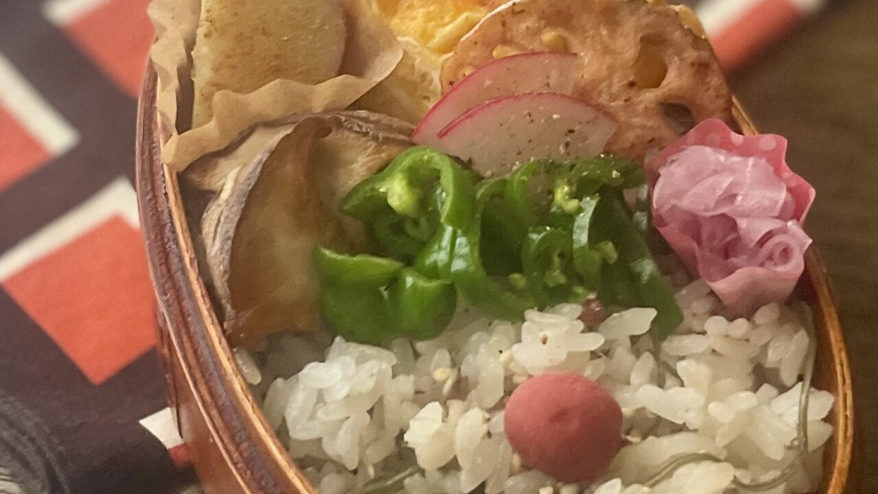 無理しない日の、大人のお弁当